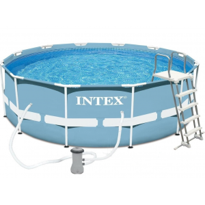 Каркасный бассейн 26718 Intex 366 х 122см + фильтр-насос+лестница