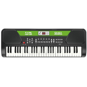 Детский синтезатор пианино с микрофоном, арт. 328-10 с USB (от сети и на батарейках) 61х21