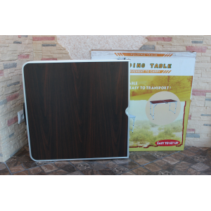 Туристический раскладной стол чемодан AUSINI Коричневый (120х60х70), 4стула