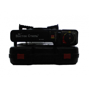 Портативная газовая плита с керамическим нагревателем + штуцер переходник