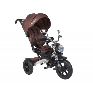 Трехколесный велосипед Trike Chopper, надувные колеса(коричневый)