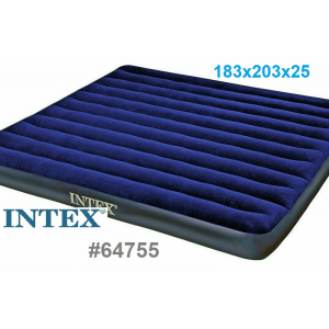 Надувной матрас кровать Intex (усиленный) 64755, 183х203х25
