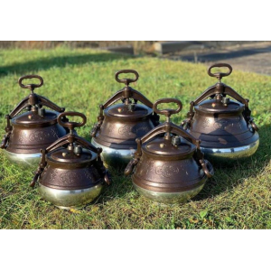 Афганский казан Rashko Baba полированный 10л (7-8 персон), с ручками, арт. АКп-10