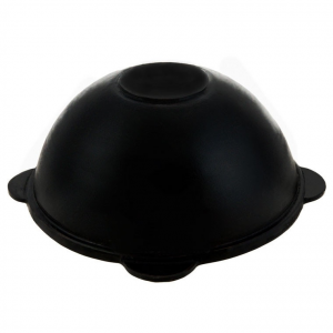 Узбекский казан чугунный 8л (5-6 персон) с крышкой - сковородой (плоское дно) Наманган