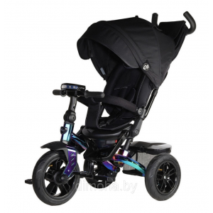 Детский трёхколесный велосипед City-Ride Lunar, поворотное сиденье, надувные колеса