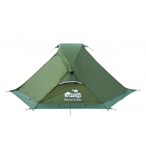 Палатка Экспедиционная Tramp Sarma 2-местная Green, арт. TRT-30g (260х222х102)