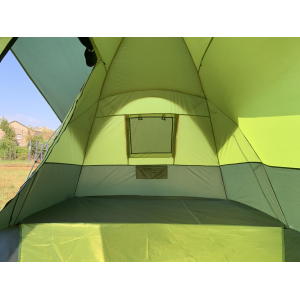 4-хместная 2-хкомнатная туристическая палатка MirCamping 390х210х165, арт. 1100