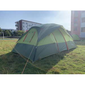 4-хместная 2-хкомнатная туристическая палатка MirCamping 390х210х165, арт. 1100