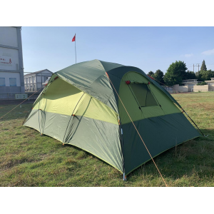 4-хместная 2-хкомнатная туристическая палатка MirCamping 390х210х165, арт. 1100