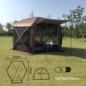 Тент-шатер с полом Mircamping 360х360х235, арт. 2905