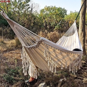 Гамак хлопковый с бахромой, 190х150