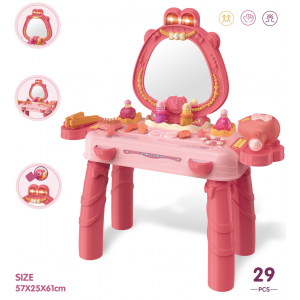 Детский туалетный столик, набор для девочки (57х25х61), арт. 8226