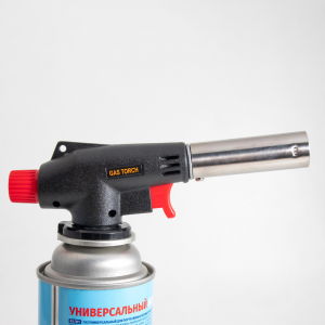 Газовая горелка RUNIS №8, черная, пьезо. (цанг.)/100/