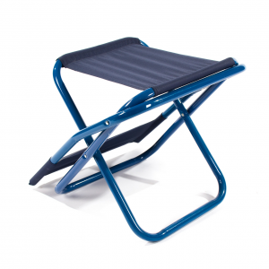 Стул туристический складной со спинкой СЛЕДОПЫТ (42х49х94), цв. т. синий, арт. PF-FOR-S05