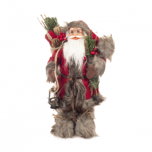Дед Мороз - Санта Клаус новогодняя декоративная фигурка (14х31х10), арт. DY-601082
