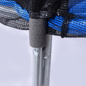 Батут Atlas Sport 374 см (12ft) с внутренней сеткой и лестницей BLUE