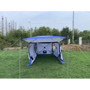 Трехслойная палатка куб ,мобильная баня для зимней рыбалки 400х200х170  Mircamping  2023 Трехслойная палатка куб ,мобильная баня для зимней рыбалки 400х200х170  Mircamping  2023