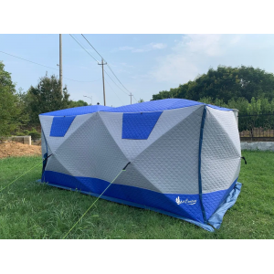 Трехслойная палатка куб ,мобильная баня для зимней рыбалки 400х200х170  Mircamping  2023 Трехслойная палатка куб ,мобильная баня для зимней рыбалки 400х200х170  Mircamping  2023