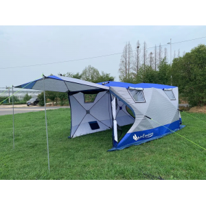 Трехслойная палатка куб ,мобильная баня для зимней рыбалки 400х200х170  Mircamping  2023 Трехслойная палатка куб ,мобильная баня для зимней рыбалки 400х200х170  Mircamping  2023