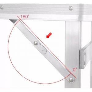 Стол туристический усиленный BISON (60х180)+ 6 стульев, арт. 447474