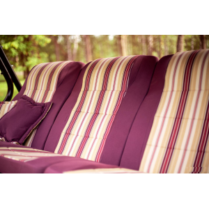 Садовые качели Olsa Палермо Премиум с832, 266x144x186 см, 3-местные, раскладные, с москитной сеткой