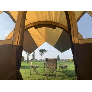 Туристическая палатка  8-ми местная MirCamping, 490х260х190см + 300*300 см, арт. ART1800-8