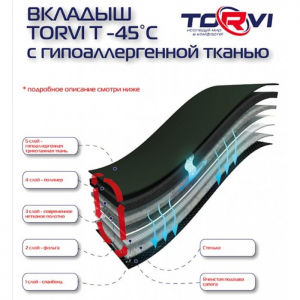 Сапоги зимние Torvi -45°C из ЭВА с подошвой ТЭП (олива) (40-41/42 размеры) 