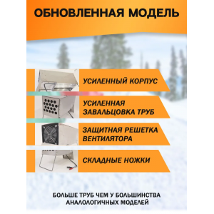 Теплообменник для палатки MANKO 18 труб в сумке