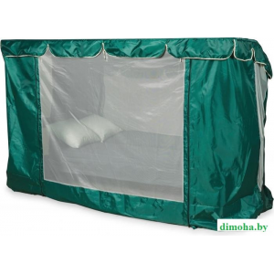 Садовые качели LetoLux Нирвана Premium 76 (Зелёный) 4-местные, до 740 кг, 286х176х172 см