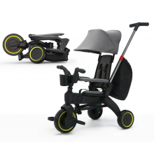 Детский трёхколёсный складной велосипед Trike  IT108921/СЕРЫЙ