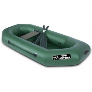 Лодка ПВХ «ТРИ АКУЛЫ» LTA 175 гр (гребки) одноместная, (175х100х29)+жилет в подарок!