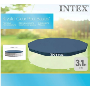 Набор!!! Каркасный бассейн Intex 305x76см, с тентом и альгитинн, арт. 26700 в наборе