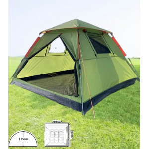 Палатка туристическая 3-х местная автоматическая Mircamping, арт. 930, 210х210х125