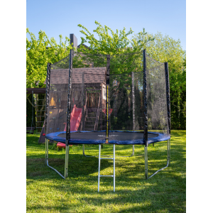 Батут Funfit PRO 312см с лестницей и длинными ножками, до 180 кг