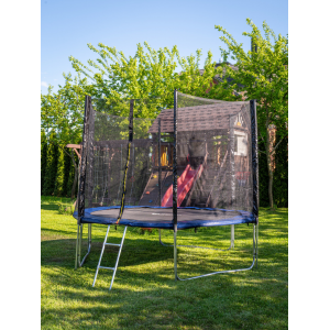 Батут Funfit PRO 312см с лестницей и длинными ножками, до 180 кг