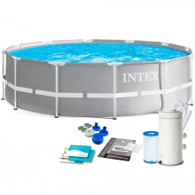 Каркасный бассейн Intex 305 x 99см 26706sc  и фильтр-насосом 2000 л/ч