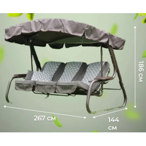 Качели садовые Olsa Палермо Премиум с1704, 266х144х186 см