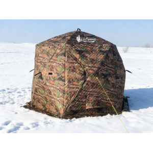 Палатка зимняя куб, мобильная баня трехслойная Mircamping (300х300х205см), арт. MIR-2020MC