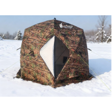Палатка зимняя куб, мобильная баня трехслойная Mircamping (300х300х205см), арт. MIR-2020MC