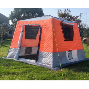 Надувная  зимняя палатка трехслойная для рыбалки Mircamping 2025 (240х240х205см)