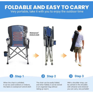 Кресло складное с подогревом MirCamping арт. MIR-OC124G