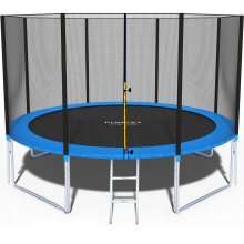 Батут Funfit (12FT) (фанфит) PRO 374 см (УСИЛЕННЫЙ) с лестницей и длинными ножками