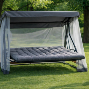 Качели садовые ПИК Лючия Серый 211 х154,3х160 (тафтинг)