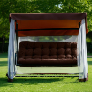 Качели садовые ПИК Лючия 004 Шоколад + матрас ШОКОЛАД  211 х154,3х160