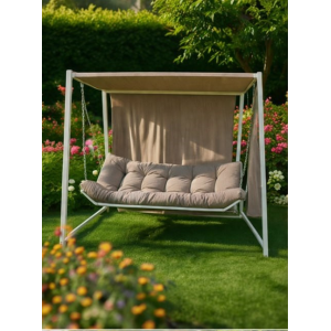 Садовые качели ПИК Монако 001 + москитная сетка, 210х165х191