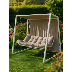 Садовые качели ПИК Монако 001 + москитная сетка, 210х165х191