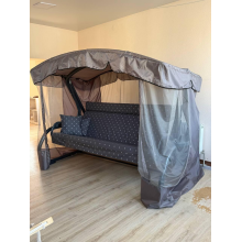 Качели садовые Мобеком Корсика Комфорт (серый горох) 235х145х170 см