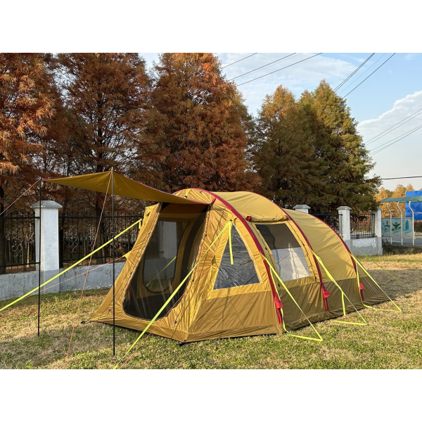 Палатка туристическая 4-х местная 490х315х205 см MirCamping (конструкция надувного каркаса), арт. MIR 1852-4