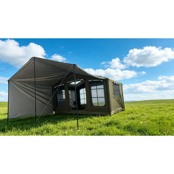 Шатер - палатка  с москитной сеткой 300х210х140/200СМ (ПАЛАТКА)+300х200х200СМ(ТЕНТ) Mircamping арт. 1856-6G