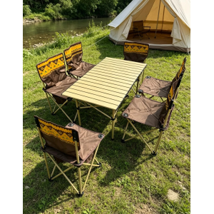 Комплект стол и 6 кресел MirCamping 7В1